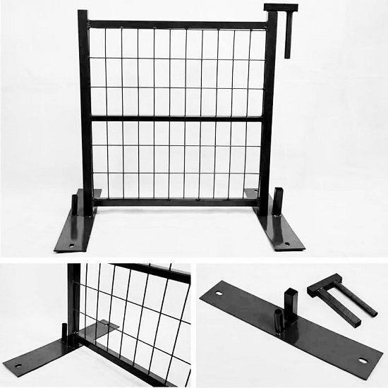 Easy-to-install Canada temporary fence for short-term use.